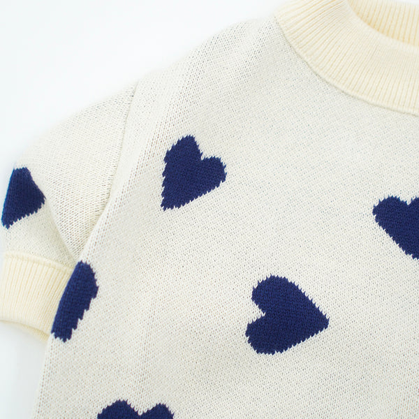 画像をギャラリービューアに読み込む, HEART PATTERN KNIT