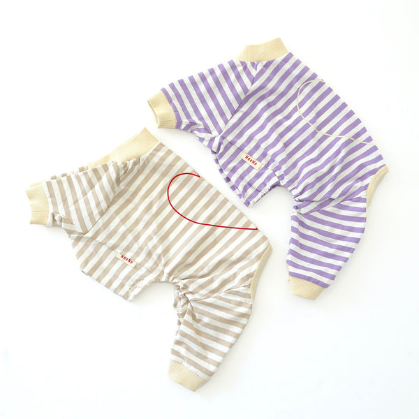 画像をギャラリービューアに読み込む, ハートプリントボーダーロンパース