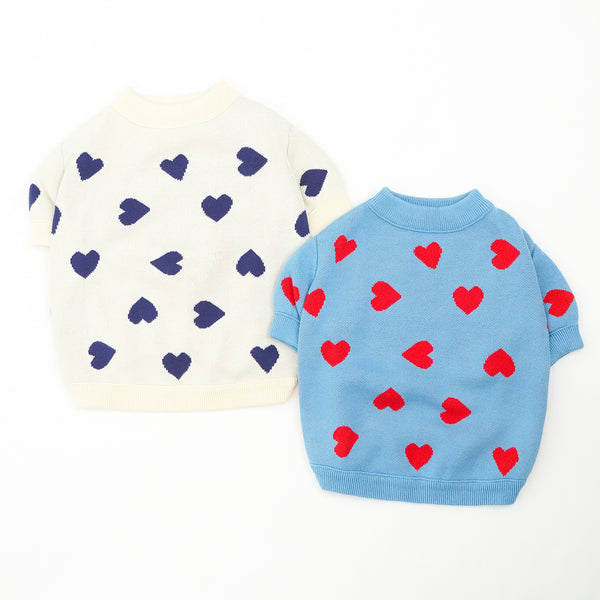 画像をギャラリービューアに読み込む, HEART PATTERN KNIT