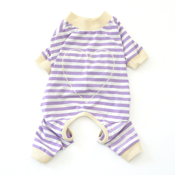 画像をギャラリービューアに読み込む, ハートプリントボーダーロンパース