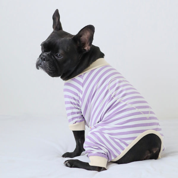 画像をギャラリービューアに読み込む, ハートプリントボーダーロンパース