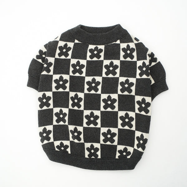 画像をギャラリービューアに読み込む, FLOWER BLOCK KNIT