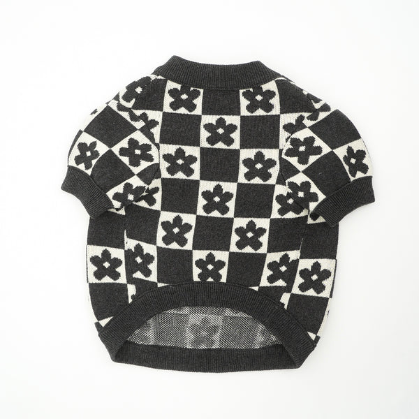 画像をギャラリービューアに読み込む, FLOWER BLOCK KNIT