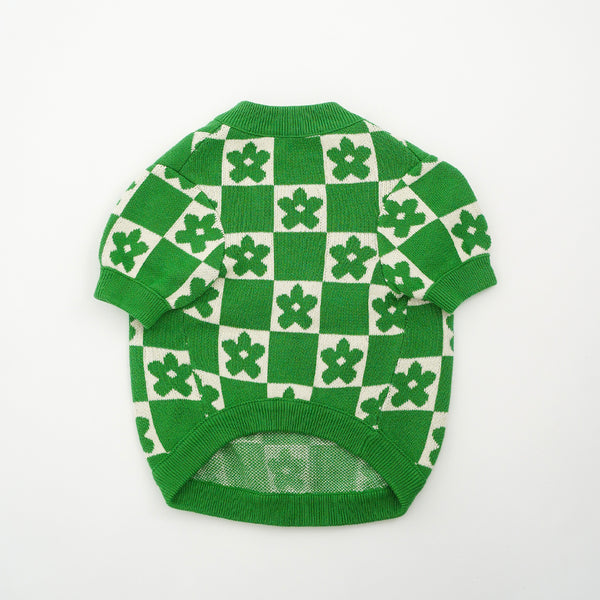 画像をギャラリービューアに読み込む, FLOWER BLOCK KNIT