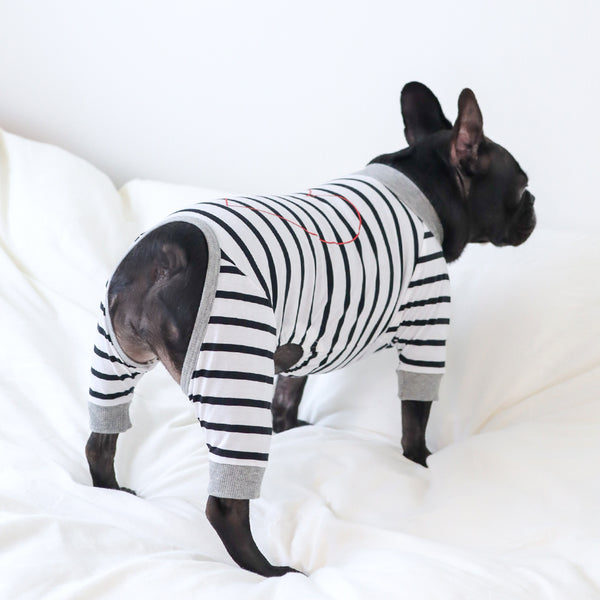 画像をギャラリービューアに読み込む, ハートプリントボーダーロンパース