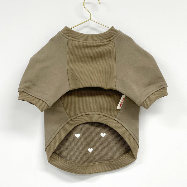 画像をギャラリービューアに読み込む, ハート刺繍ラグランスウェット