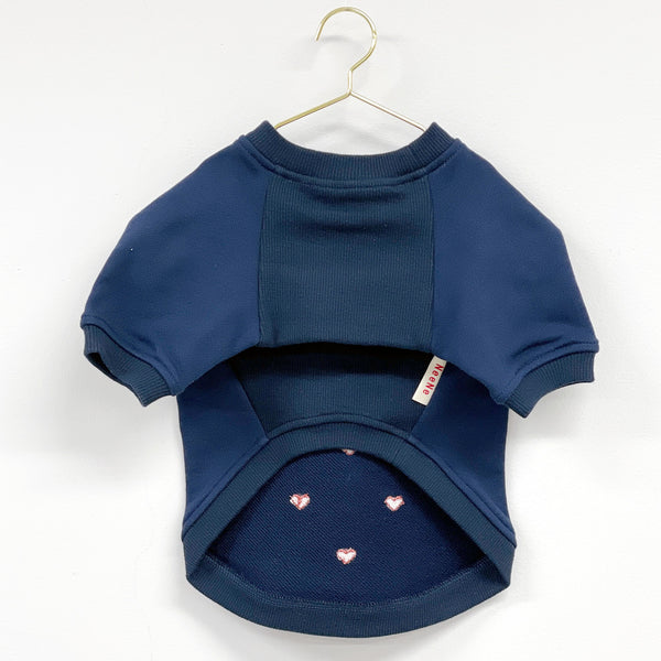 画像をギャラリービューアに読み込む, ハート刺繍ラグランスウェット