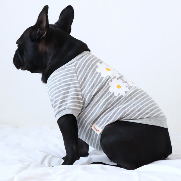 画像をギャラリービューアに読み込む, FLOWERリブボーダーTシャツ