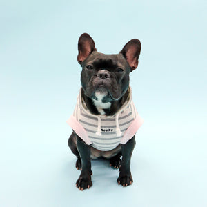 NeeNeロゴボーダーパーカー