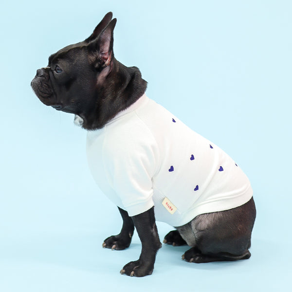 画像をギャラリービューアに読み込む, ハート刺繍ラグランスウェット