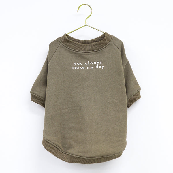 画像をギャラリービューアに読み込む, ロゴ刺繍ラグランスウェット