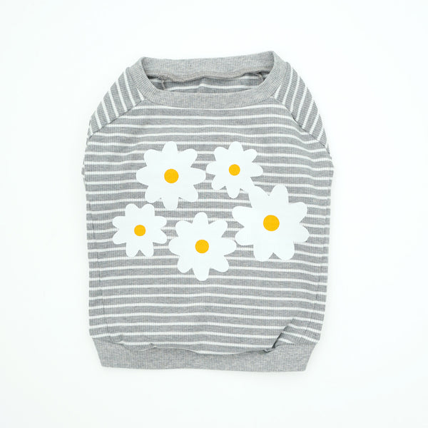 画像をギャラリービューアに読み込む, FLOWERリブボーダーTシャツ