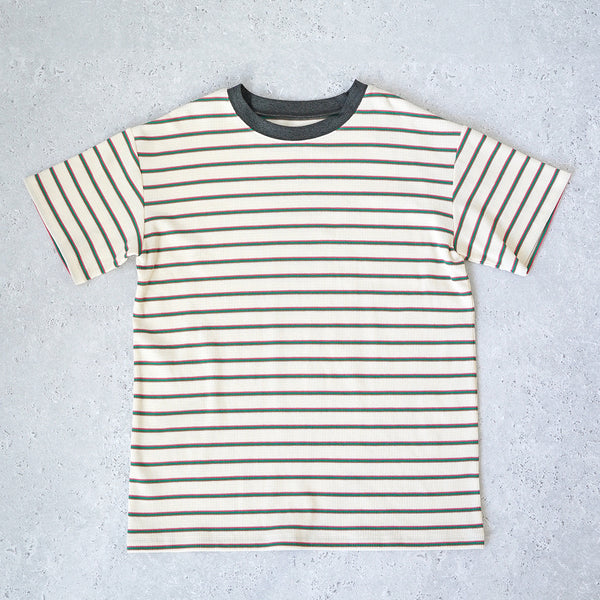 画像をギャラリービューアに読み込む, WITH YOUワッフルボーダーTシャツ