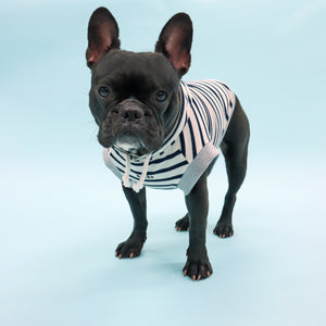 NeeNeロゴボーダーパーカー