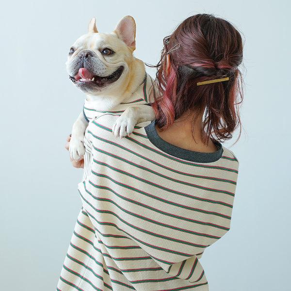 画像をギャラリービューアに読み込む, WITH YOUワッフルボーダーTシャツ