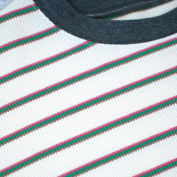 画像をギャラリービューアに読み込む, WITH YOUワッフルボーダーTシャツ