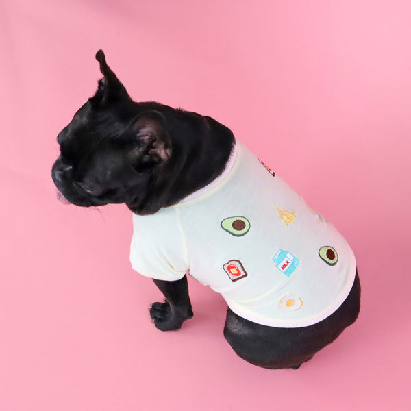 画像をギャラリービューアに読み込む, くいしんぼうTシャツ(GoodMorning)