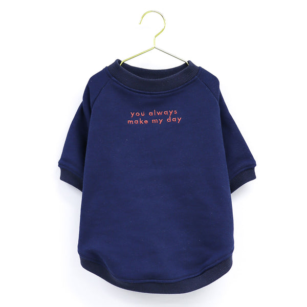 画像をギャラリービューアに読み込む, ロゴ刺繍ラグランスウェット