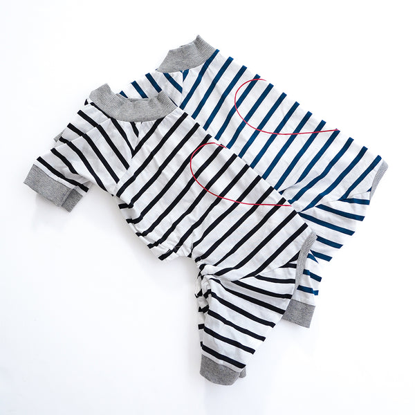 画像をギャラリービューアに読み込む, ハートプリントボーダーロンパース