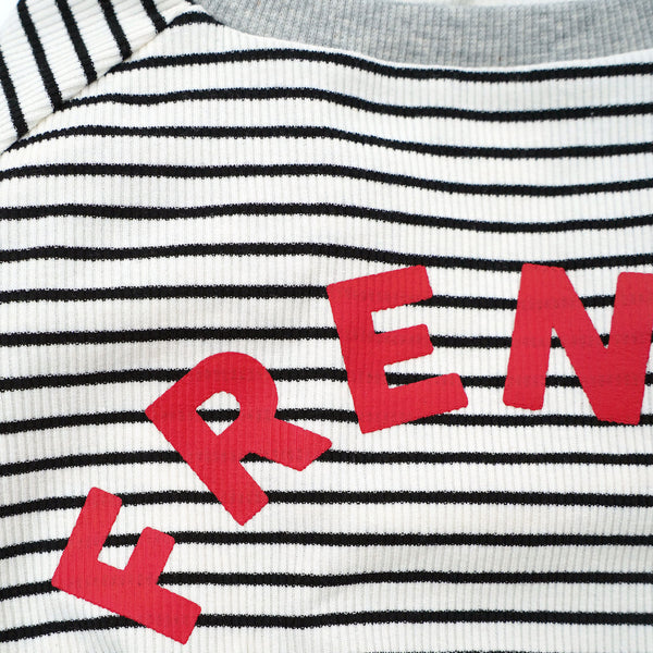 画像をギャラリービューアに読み込む, FRENCH リブボーダーTシャツ