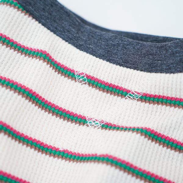 画像をギャラリービューアに読み込む, WITH YOUワッフルボーダータンクトップ