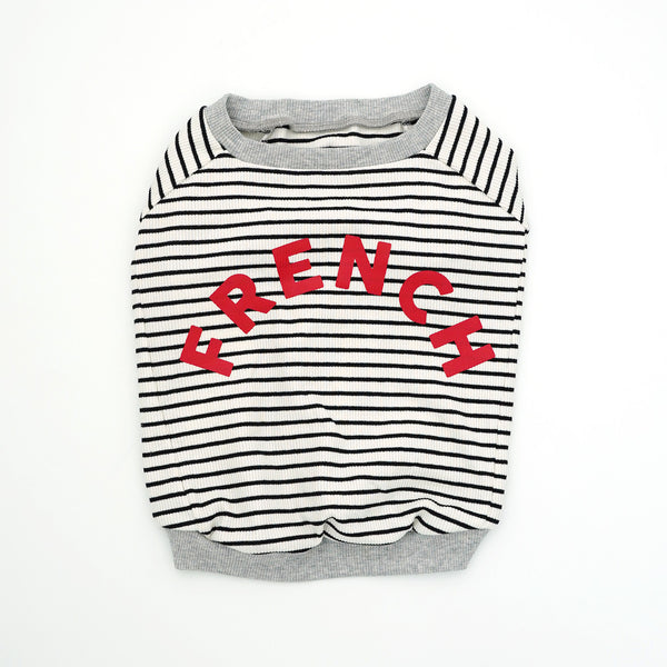 Load image into Gallery viewer, FRENCH Print Rib Stripe Tee
