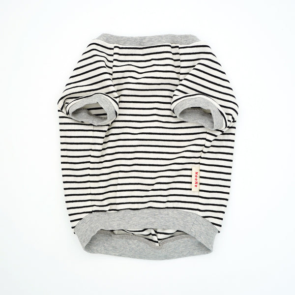 Load image into Gallery viewer, FRENCH Print Rib Stripe Tee
